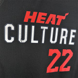 迈阿密热火 Miami Heat 24 Heat City Edition No. 22 Butler