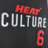 迈阿密热火 Miami Heat 24 Heat City Edition No. 6 James