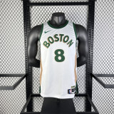波士顿凯尔特人 Boston Celtics 24 Season Celtics City Edition No. 8 Porzingis