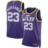 犹他爵士队 Utah Jazz Lauri Markkanen 2023/24 Swingman Replica Jersey - Classic Edition