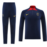 23-24 Paris Saint-Germain (sapphire blue) Adult Sweater tracksuit set