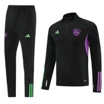 23-24 Bayern München (black) Adult Sweater tracksuit set