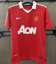 10-11 Manchester United home Retro Jersey Thailand Quality