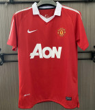 10-11 Manchester United home Retro Jersey Thailand Quality
