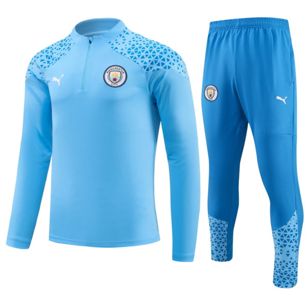 Young 23-24 Manchester City (sky blue) Sweater tracksuit set