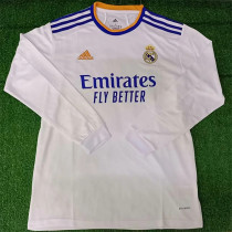 21-22 Real Madrid home Long sleeve Thailand Quality