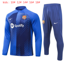 Young 23-24 Barcelona (Colorful Blue) Sweater tracksuit set