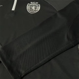 23-24 Sporting Lisbon (black) Adult Sweater tracksuit set