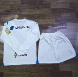 Long sleeve 23-24  Al-Hilal Saudi FC Away Set.Jersey & Short High Quality