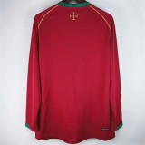 Long sleeve 2006 Portugal home Retro Jersey Thailand Quality