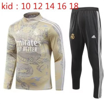 Young 23-24 Real Madrid (yellow) Sweater tracksuit set