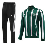 23-24 Manchester United (green) Jacket Adult Sweater tracksuit set