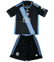 23-24 Leicester City Away Set.Jersey & Short High Quality