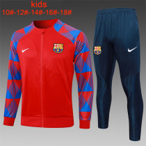 Young 23-24 Barcelona (red) Jacket Sweater tracksuit set