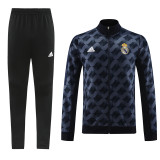 23-24 Real Madrid (sapphire blue) Jacket Adult Sweater tracksuit set