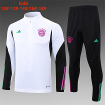 Young 23-24 Bayern München (white) Sweater tracksuit set