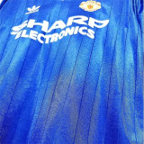Long sleeve 82-83 Manchester United Third Away Retro Jersey Thailand Quality