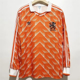 Long sleeve 1988 Netherlands home Retro Jersey Thailand Quality