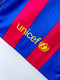 Long sleeve 16-17 FC Barcelona home Retro Jersey Thailand Quality