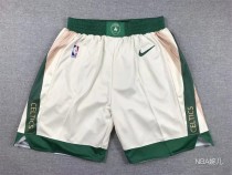 24 波士顿凯尔特人 Boston Celtics White sports pants