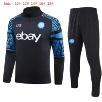 Young 24-25 SSC Napoli (Dark Blue) Sweater tracksuit set