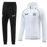 23-24 SSC Napoli (white) Jacket and cap set training suit Thailand Qualit