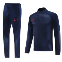 23-24 Nike (sapphire blue) Adult Sweater tracksuit set Training Suit
