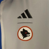 23-24 AS Roma (2 sides) Windbreaker Soccer Jacket
