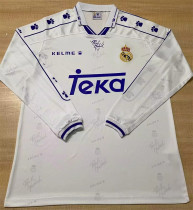 Long sleeve 94-96 Real Madrid home Retro Jersey Thailand Quality