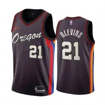 波特兰开拓者 Portland Trail Blazers City Edition  BLEVINS  21#
