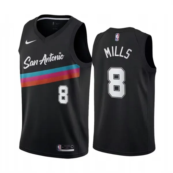 圣安东尼奥马刺 San Antonio Spurs City Edition：MILLS  8#