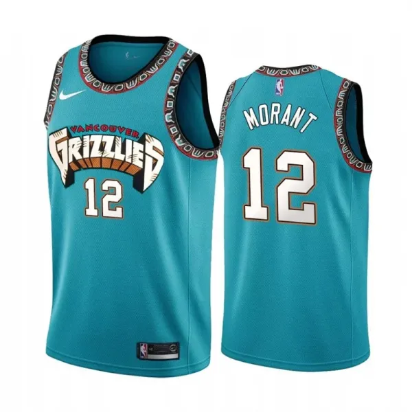 孟菲斯灰熊 Memphis Grizzlies Retro version：MORANT  12#