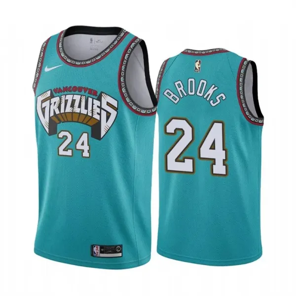 孟菲斯灰熊 Memphis Grizzlies Retro version：BROOKS  24#