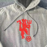 23-24 Manchester United (grey) Fleece Adult Sweater tracksuit