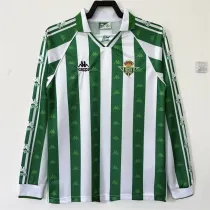 Long sleeve 95-97 Real Betis home Retro Jersey Thailand Quality