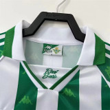 Long sleeve 95-97 Real Betis home Retro Jersey Thailand Quality