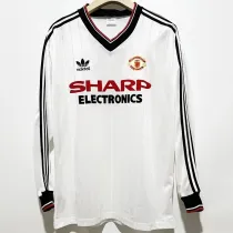 Long sleeve 82-83 Manchester United Away Retro Jersey Thailand Quality