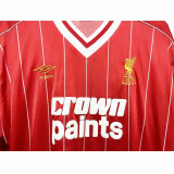 Long sleeve 82-83 Liverpool home Retro Jersey Thailand Quality