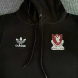 24-25 Liverpool (black) Retro Jersey Fleece Adult Sweater tracksuit