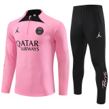 23-24 Paris Saint-Germain (pink) Adult Sweater tracksuit set