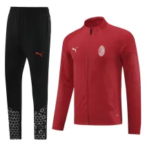 23-24  AC Milan (Red) Jacket Adult Sweater tracksuit set