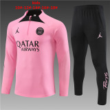 Young 23-24 Paris Saint-Germain (pink) Sweater tracksuit set