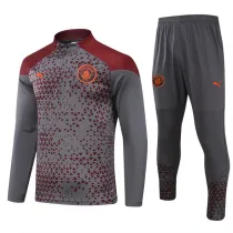 23-24 Manchester City (grey) Adult Sweater tracksuit set