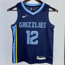 童装灰熊 Memphis Grizzlies Youth children's clothing:12# MORANT