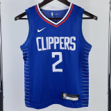 24童装快船队Los Angeles Clippers Youth children's clothing:LEONARD  2#
