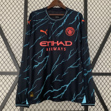 23-24 Manchester City Third Away Long sleeve Thailand Quality