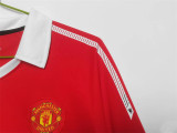 10-11 Manchester United home Long sleeve Retro Jersey Thailand Quality