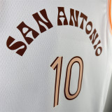 24 马刺 San Antonio Spurs City Edition：SOCHAN  10#