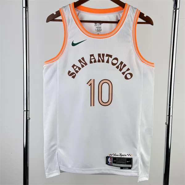 24 马刺 San Antonio Spurs City Edition：SOCHAN  10#