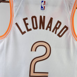 24 马刺 San Antonio Spurs City Edition：LEONARD  2#